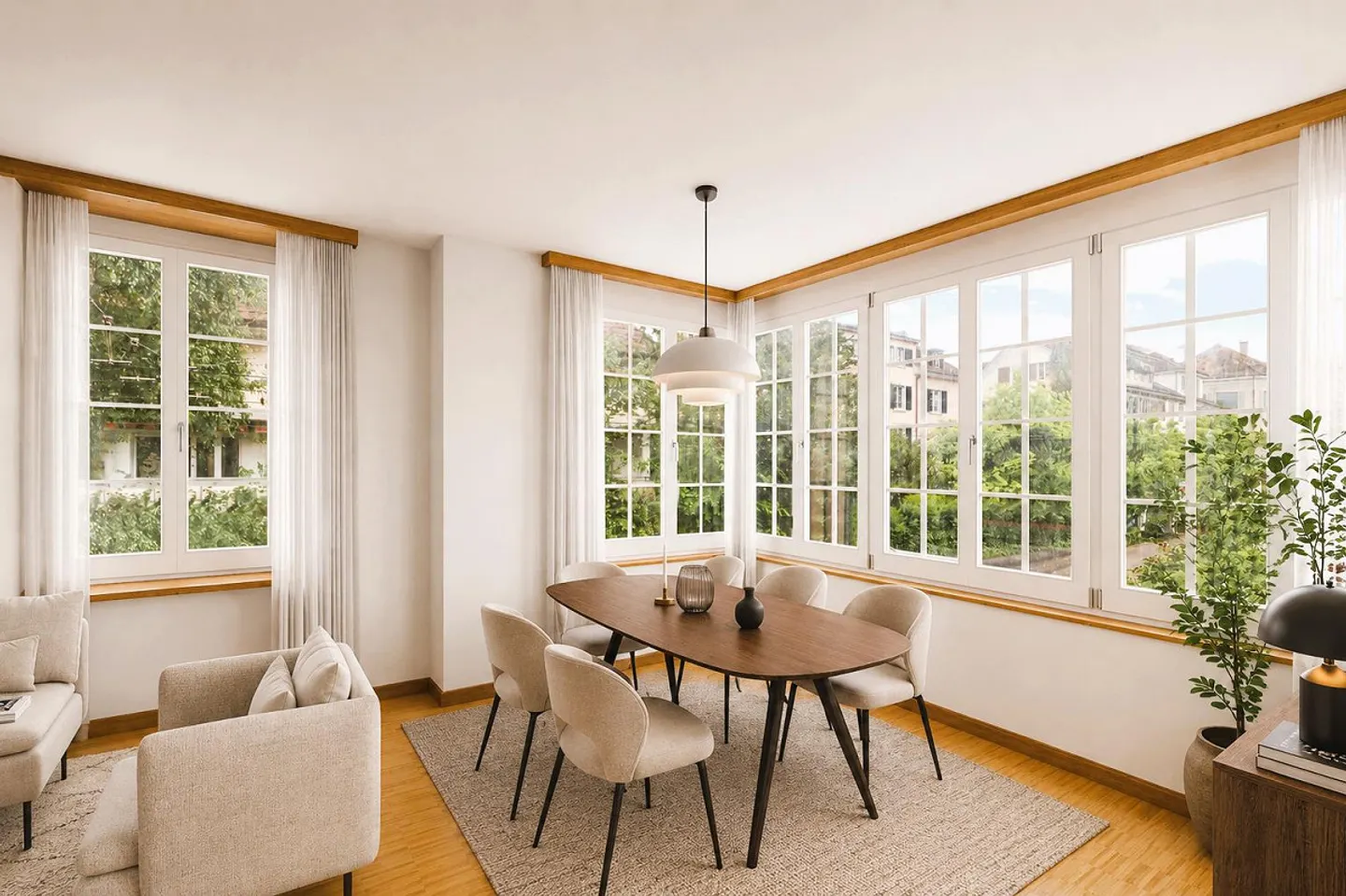 Grosszügige 5.5-Zimmer-Wohnung im Herzen Zürichs - Foto 1 von 4