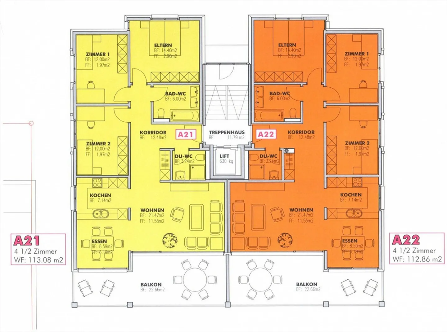 Charmante Wohnung mit Terrasse - Foto 6 von 7
