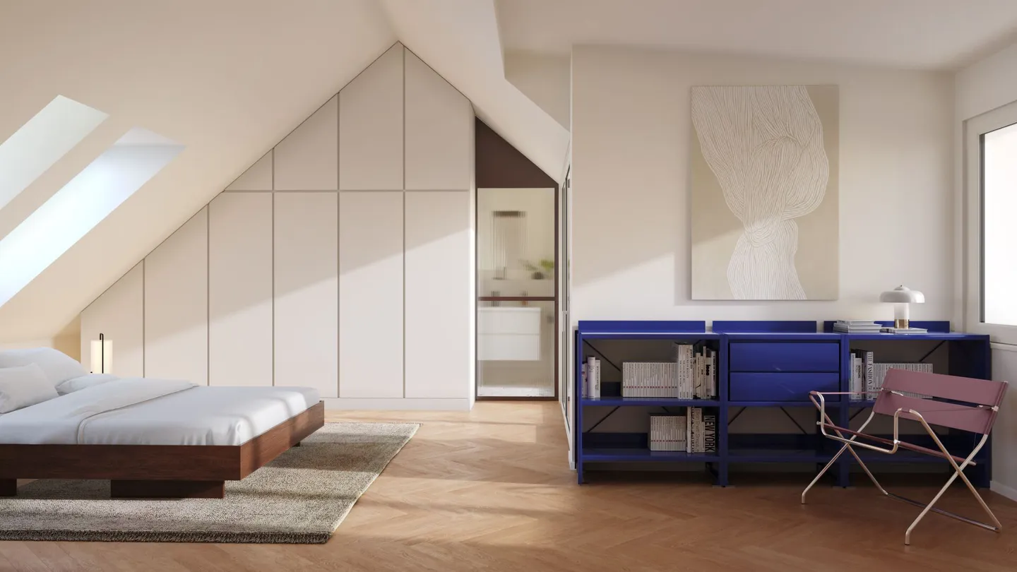 Sopra i tetti di Wiedikon - Maisonette in Herbie - Distretto 3 - Foto 2 di 12