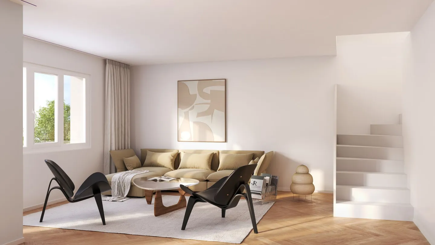 Sopra i tetti di Wiedikon - Maisonette in Herbie - Distretto 3 - Foto 4 di 12