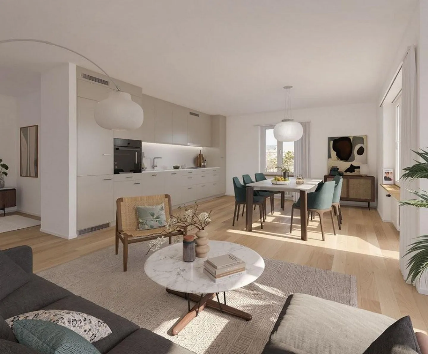 Modernes 3.5-Zimmer-Apartment - Foto 3 von 12