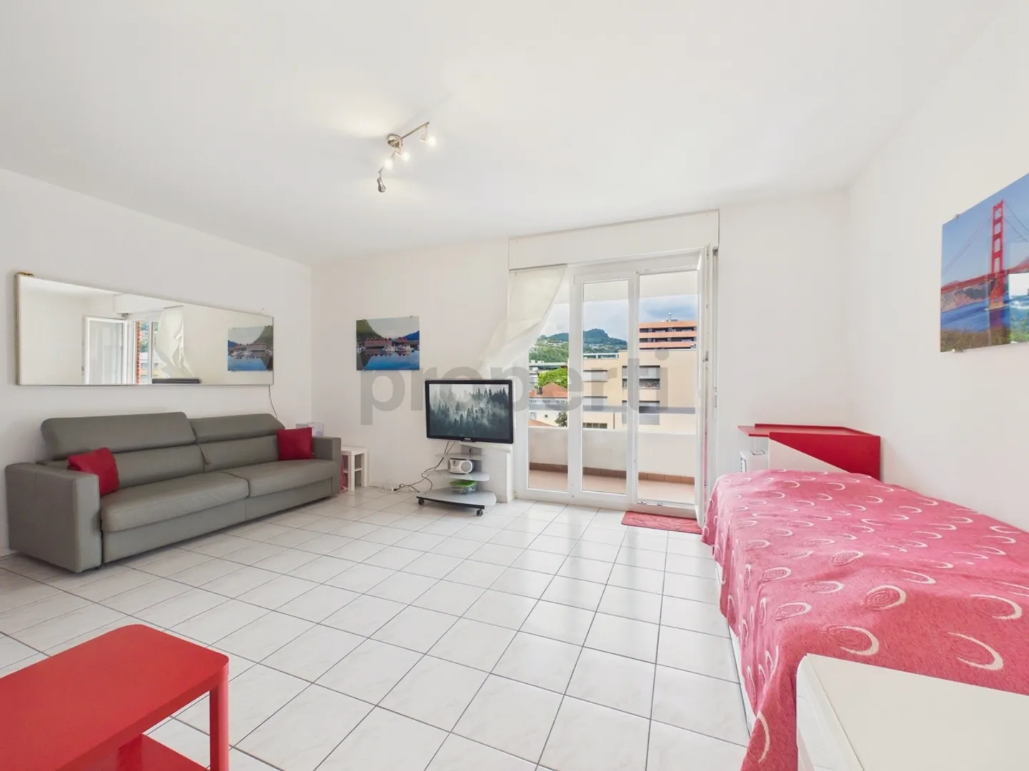 Appartement lumineux avec 1,5 chambres et balcon, Lugano - Photo 2 sur 9