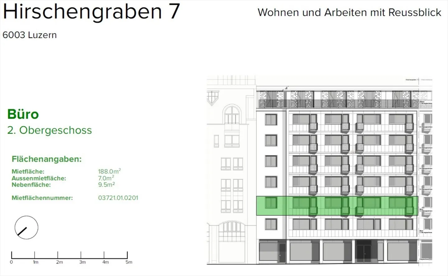 Modern rental space for office, practice or retail - Working on the Reuss - Photo 4 of 8