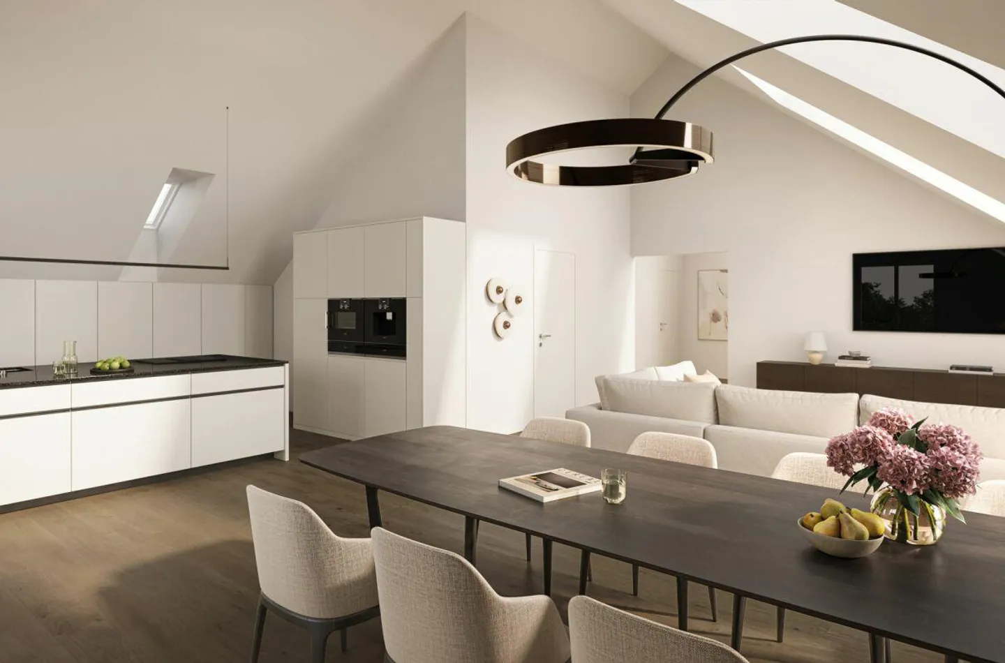 Nuovo progetto di costruzione: Incantevole attico con 2,5 stanze e unità abitative versatili - La tua nuova casa vicino a Münsterlingen a Schönenbaumgarten - Foto 9 di 12