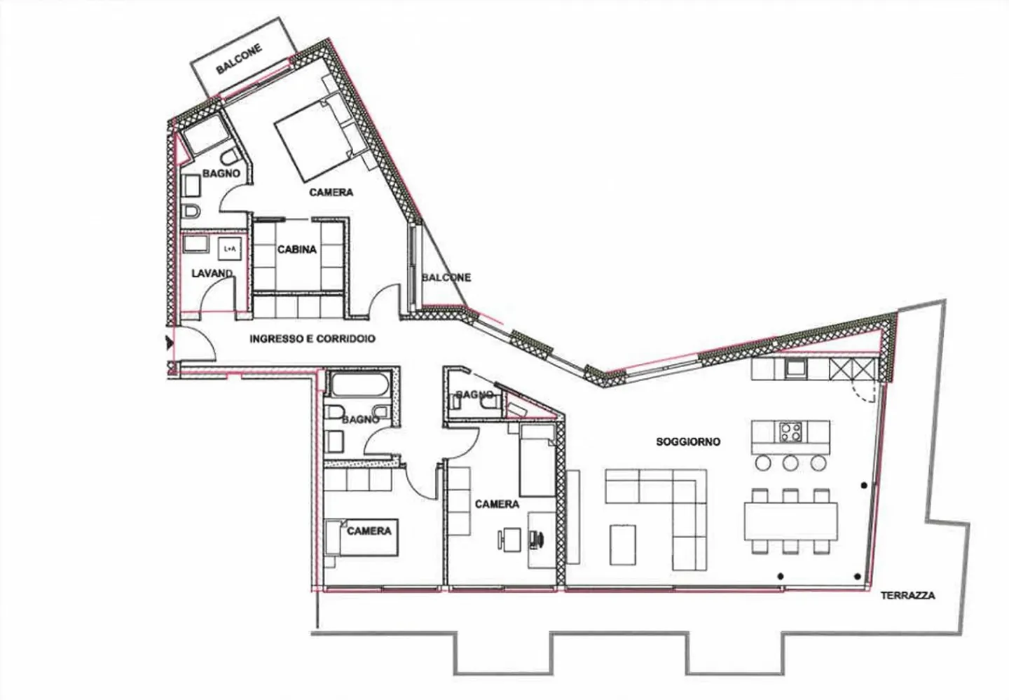 DIRECTTAMENTE DAL COSTRUTTORE - Nuovo attico con vista lago e terrazza sul tetto - Foto 25 di 25