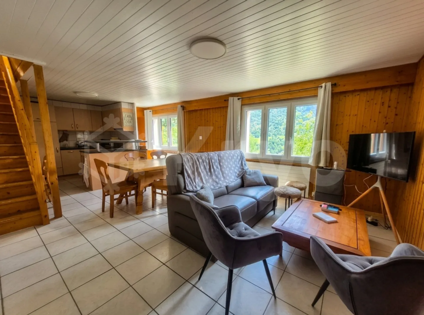EUSEIGNE - DUPLEX DI 4.5 LOCALI, TERRAZZA E VISTA MAGNIFICA - Foto 2 di 10