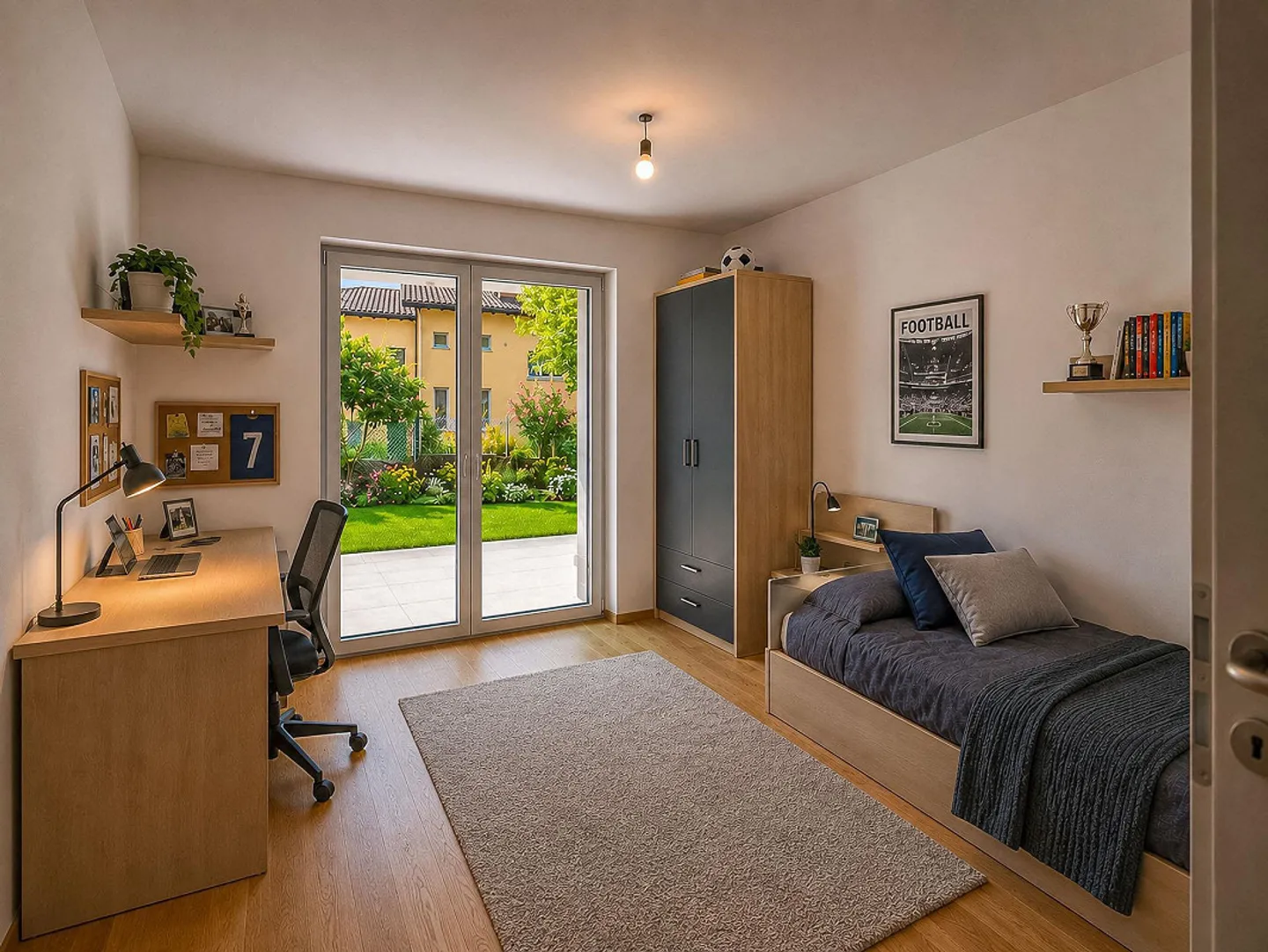 Modern 3.5-room apartment with lake view newly built in Massagno - Photo 7 of 13
