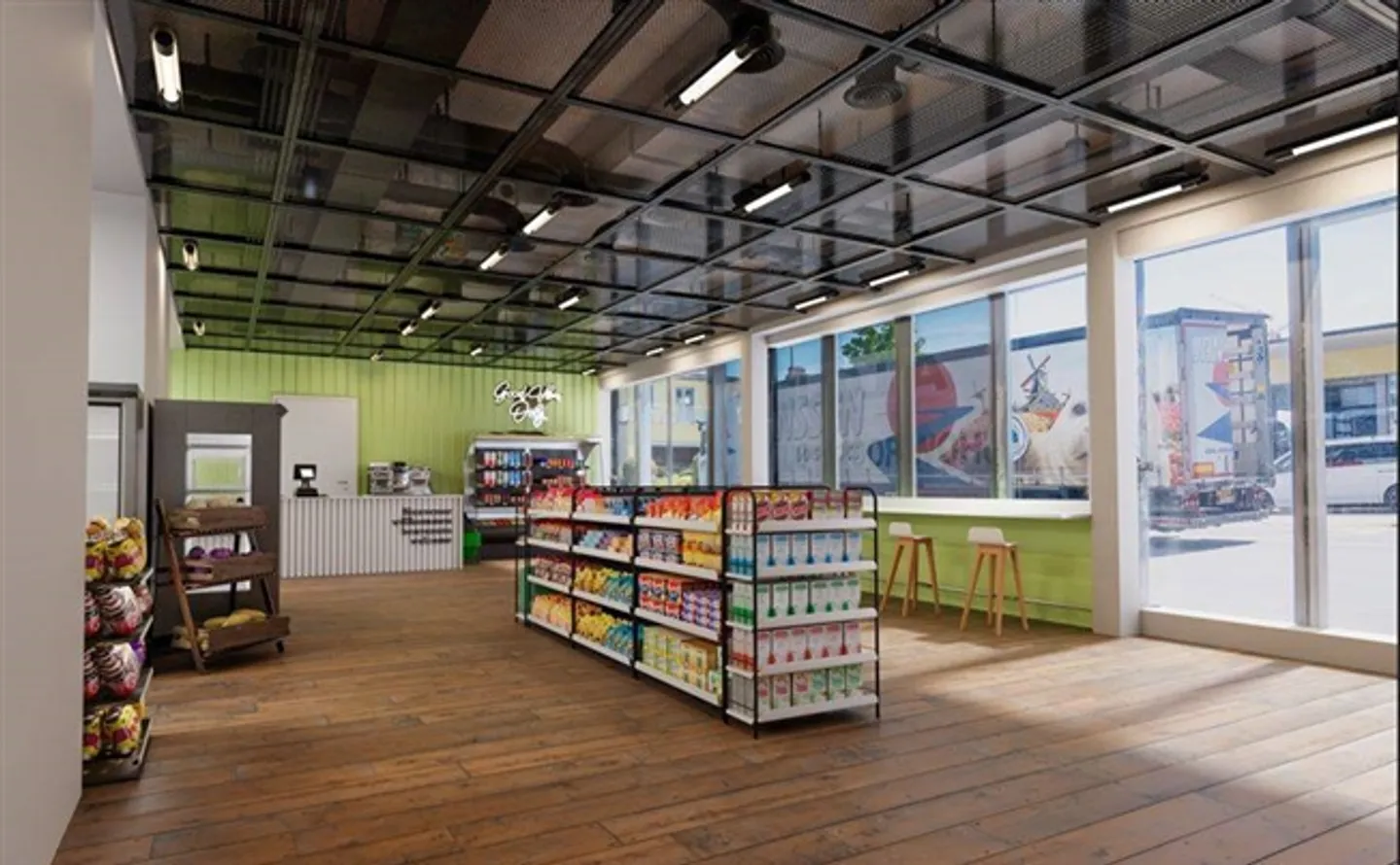 Beautiful arcade space of 100 m2 with high foot traffic - Photo 2 of 5