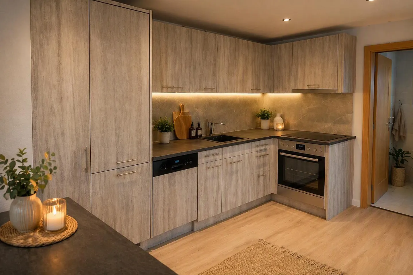 Charming 3.5-room apartment with new renovation - Photo 2 of 9