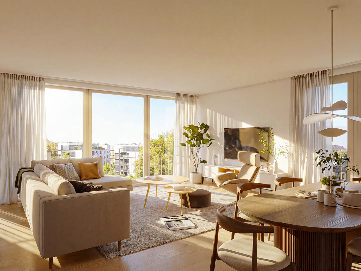 Modernes Apartment mit Seeblick - Foto 2 von 13