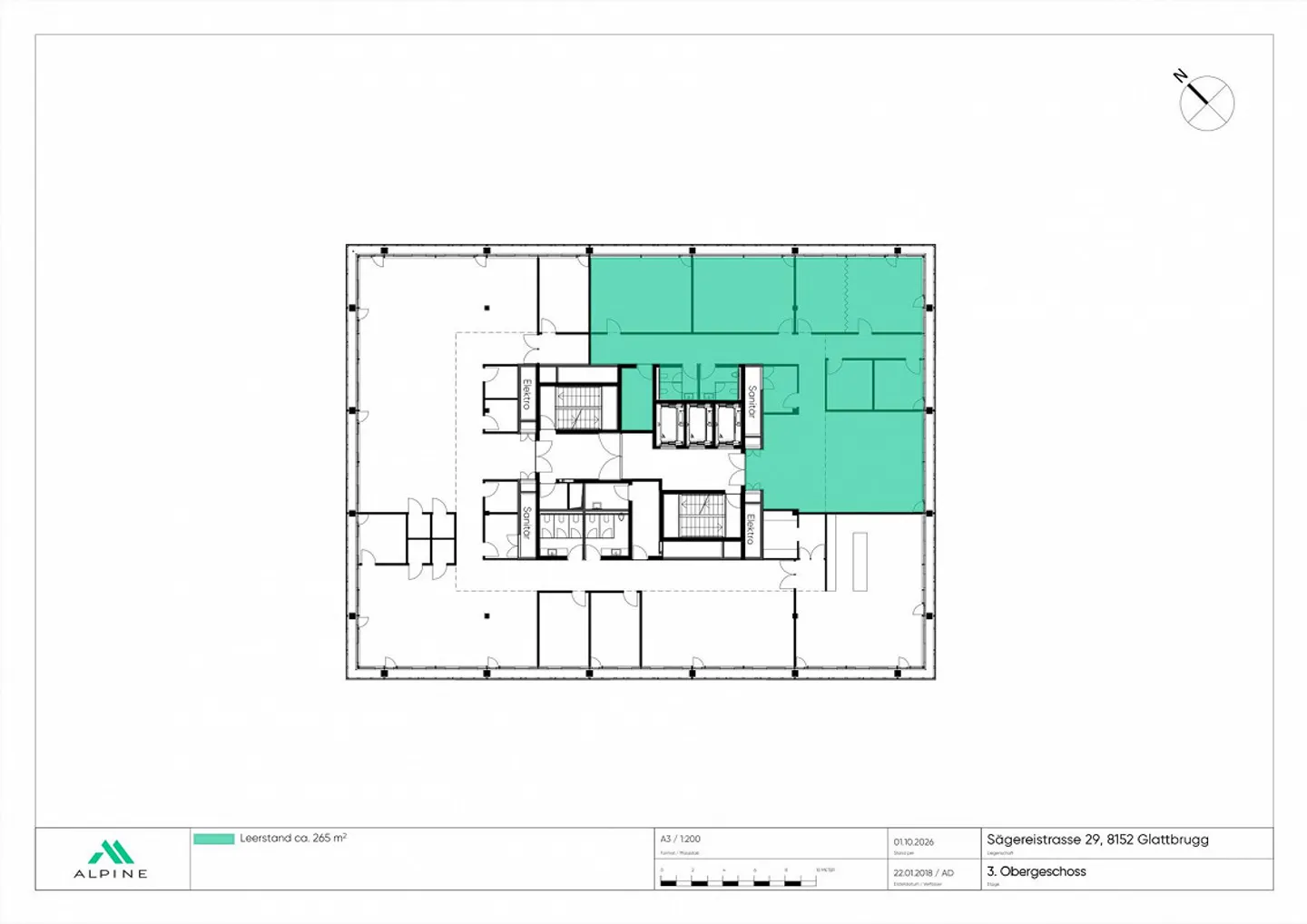 Moderne Bürofläche in Glattbrugg - Foto 10 von 10