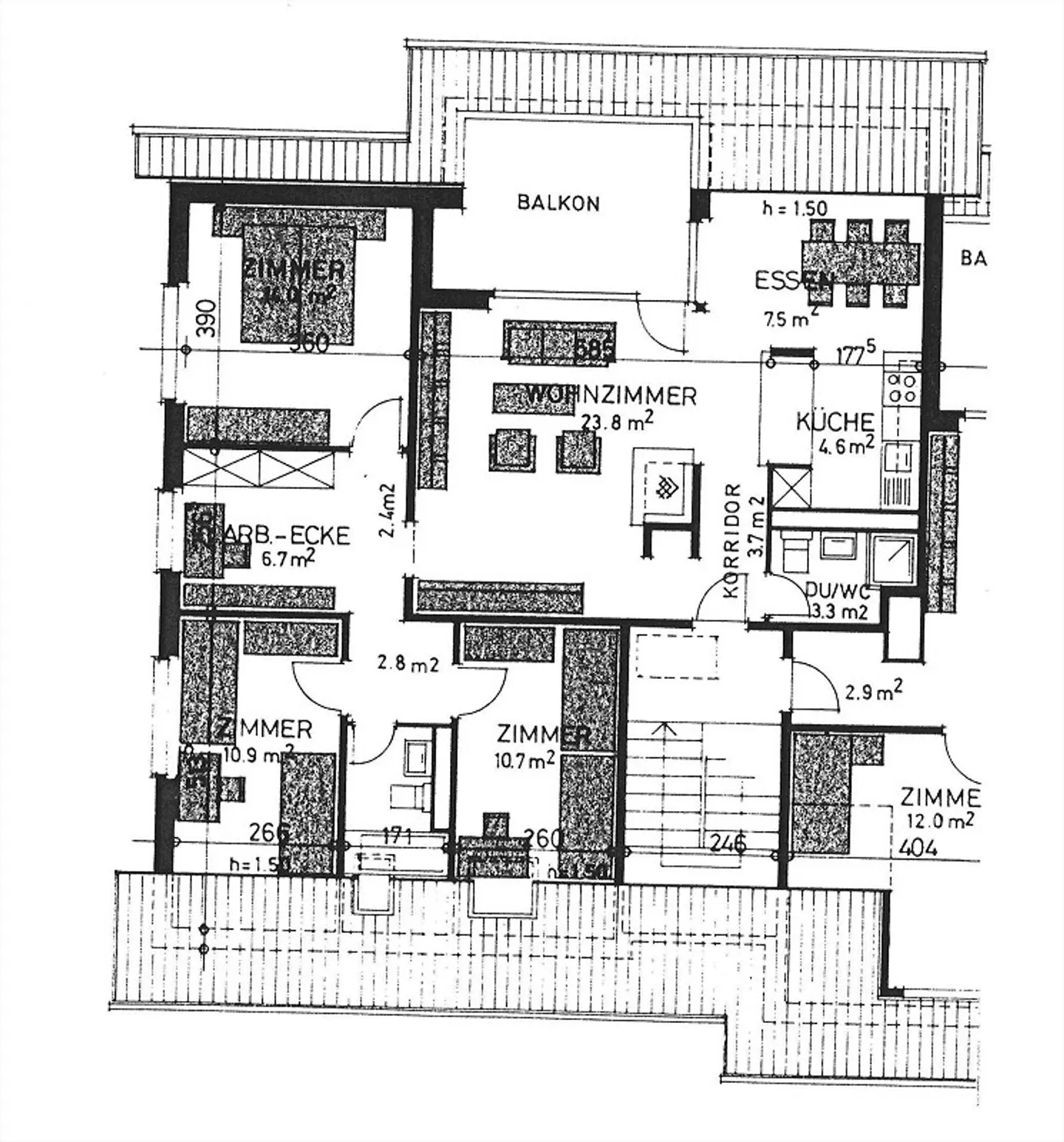 Grande appartement avec beau balcon - Photo 10 sur 10