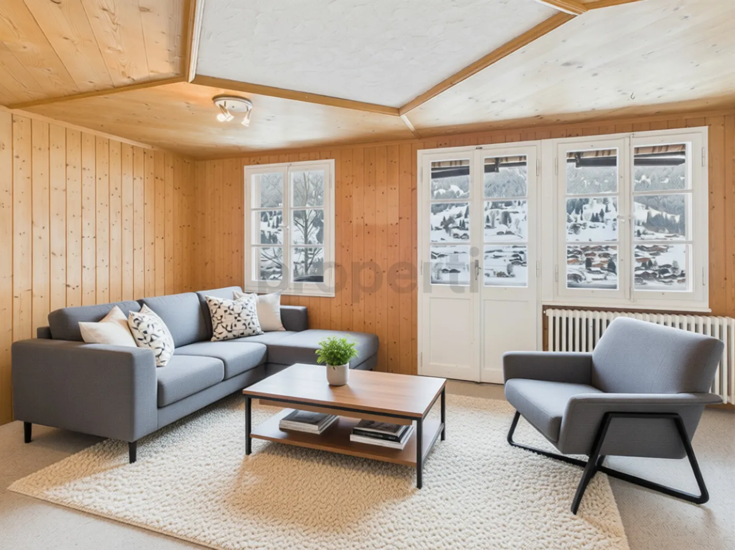Maison individuelle spacieuse de 8 pièces avec 2 balcons et jardin à Grindelwald - Photo 5 sur 13