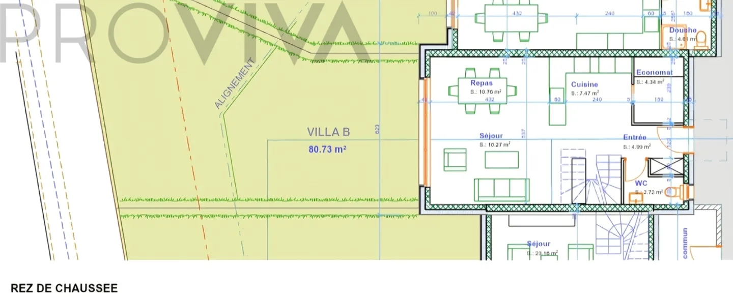 Maison de rangée de 4,5 pièces - Photo 3 sur 5