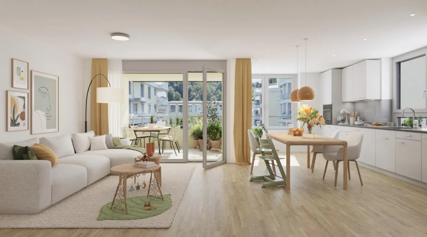 Modernes Apartment in Tribschen - Foto 1 von 3