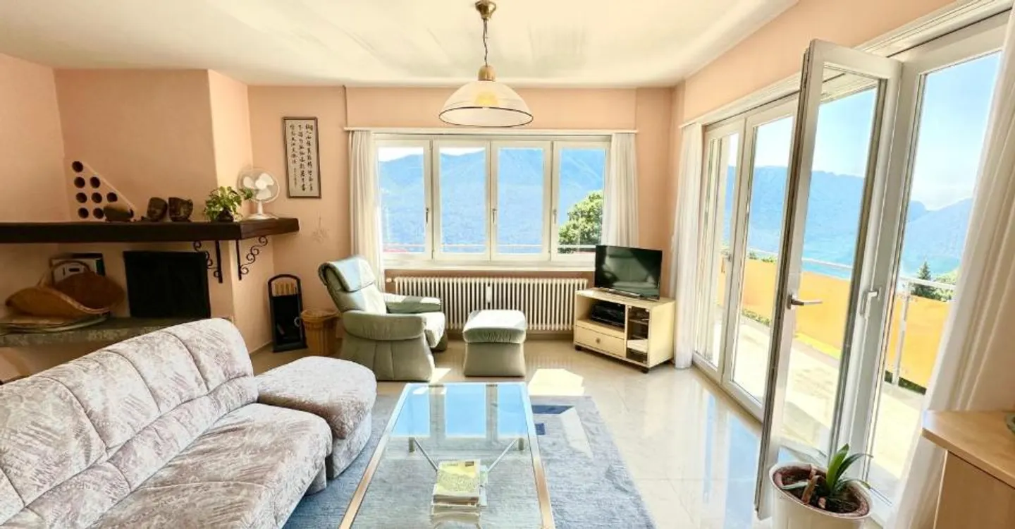 Elegante 3,5-Zimmer-Dachwohnung mit Blick auf den Luganersee - Foto 4 von 10