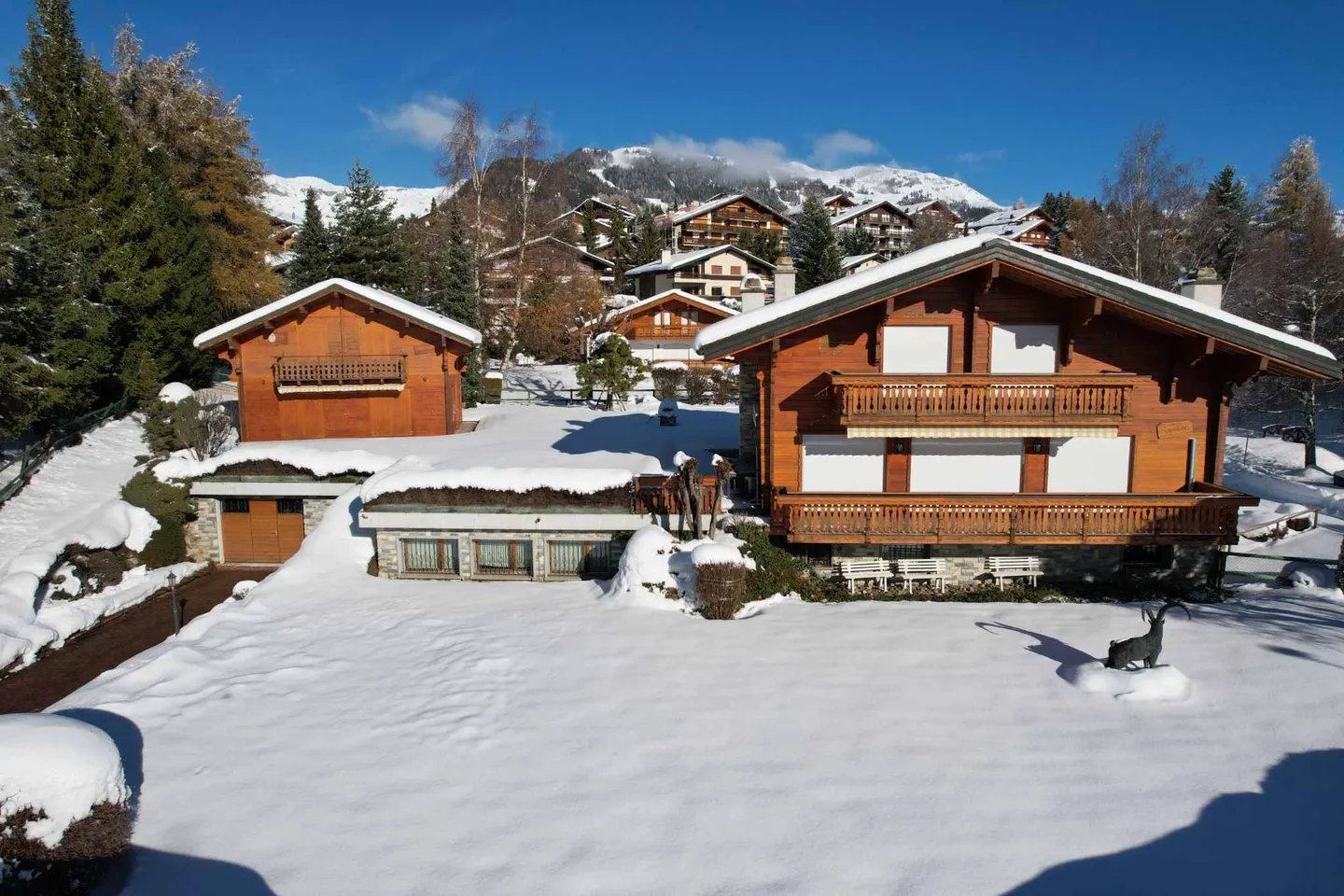 Domain with 2 individual chalets connected by basements - Photo 2 of 11