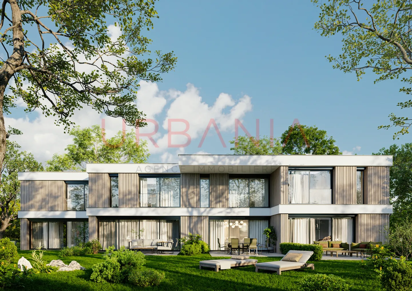 Projet de quatre villas contiguës "Evaux Parc" - Photo 5 sur 5