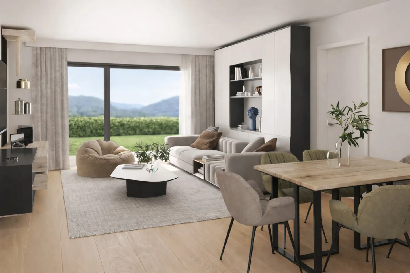 Appartamento di nuova costruzione con giardino a Vezia - Foto 1 von 3