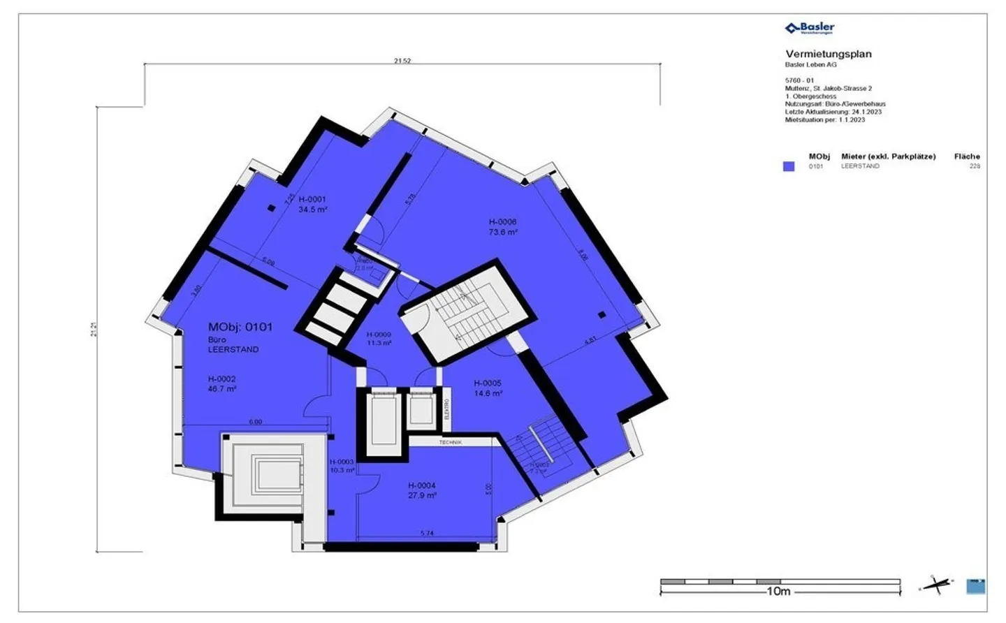 Doppelstöckige Bürofläche an Toplage in Muttenz - Foto 12 von 12