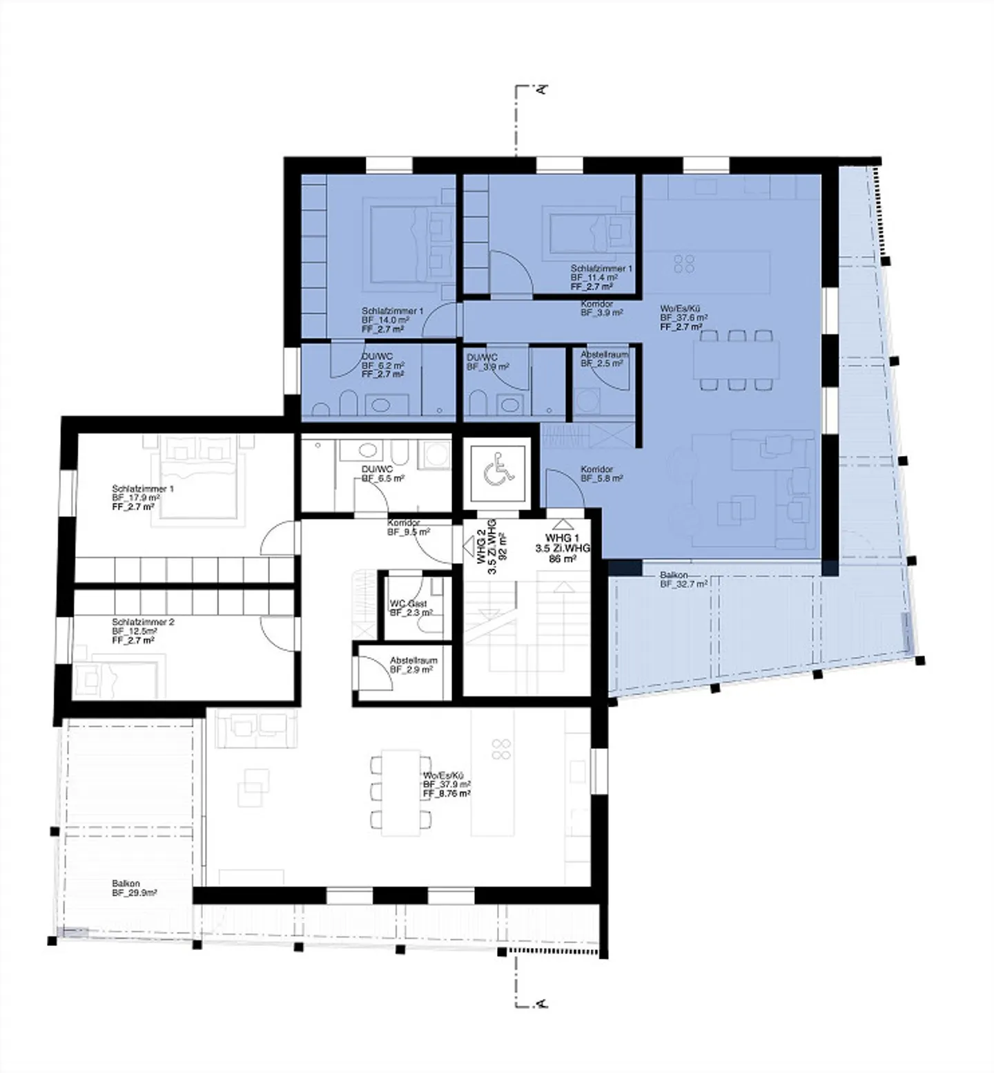 DOMUS - Living made enjoyable! Apartment East on the 1st floor - Photo 6 of 6