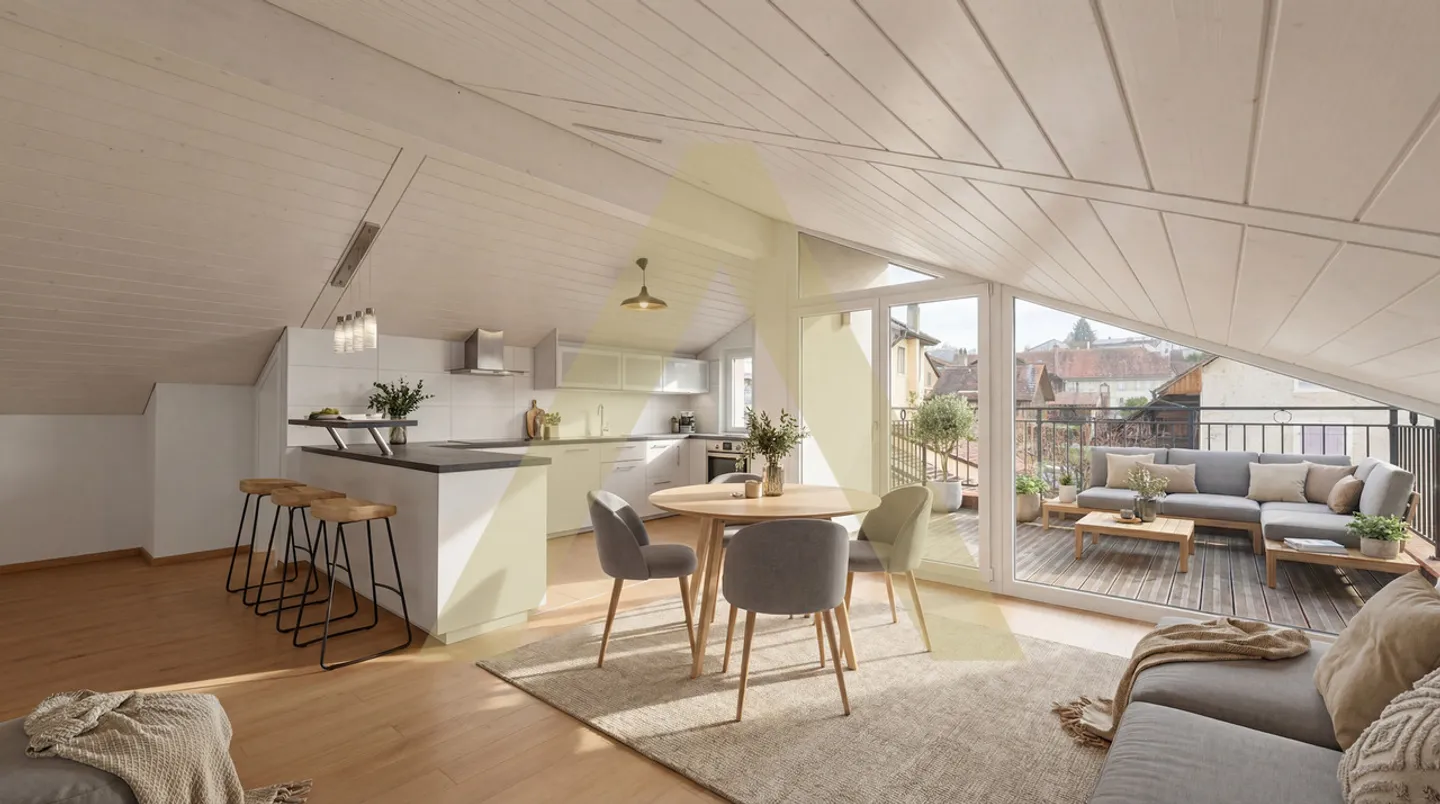 Grande appartamento nel cuore di Colombier - Foto 2 di 7