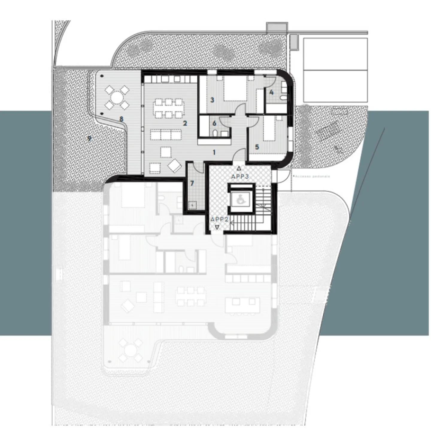 Appartamento moderno con giardino privato - Foto 7 di 7