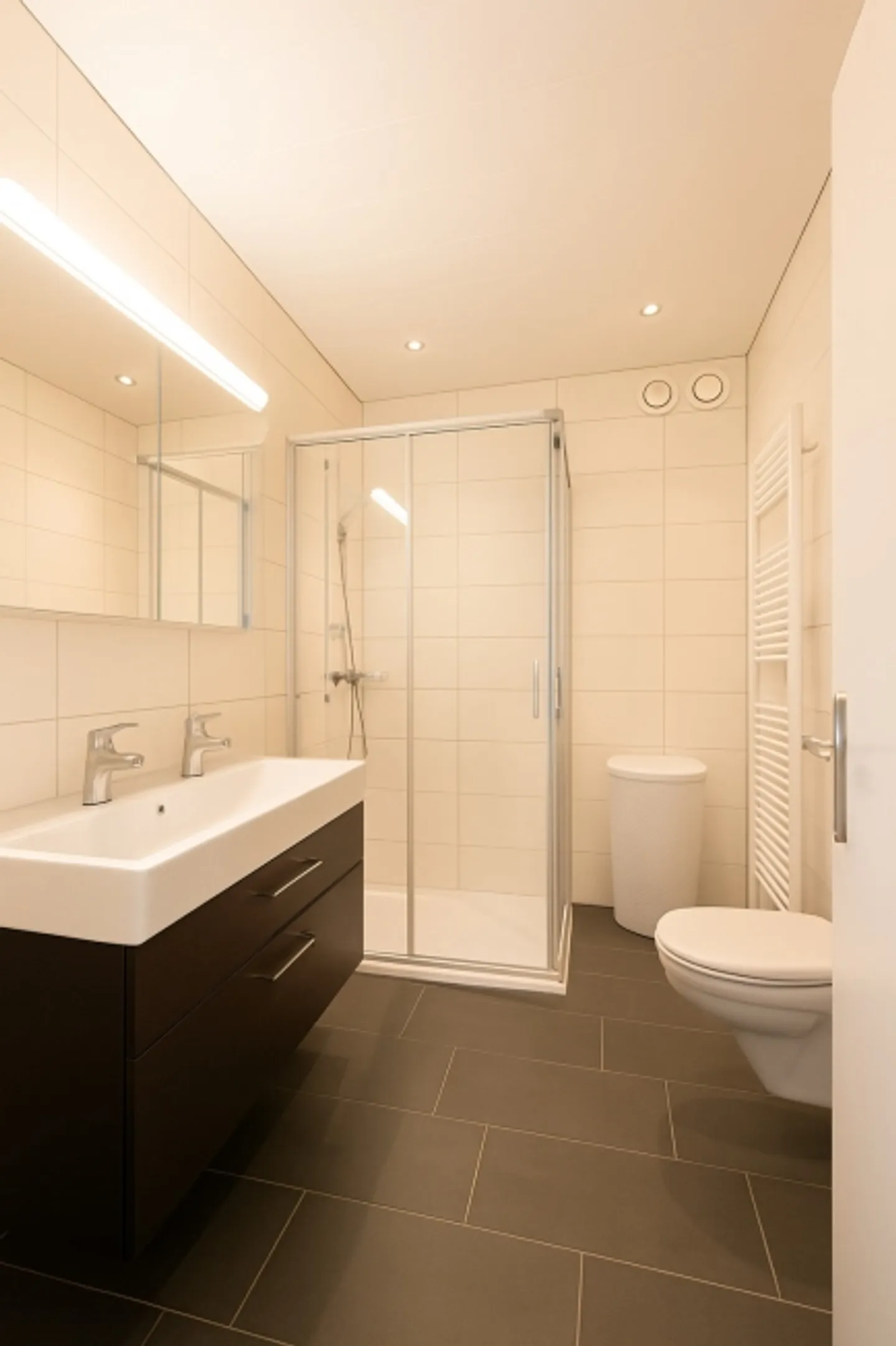 3.5-room apartment with two balconies, private washing tower and underground parking space - Photo 6 of 10