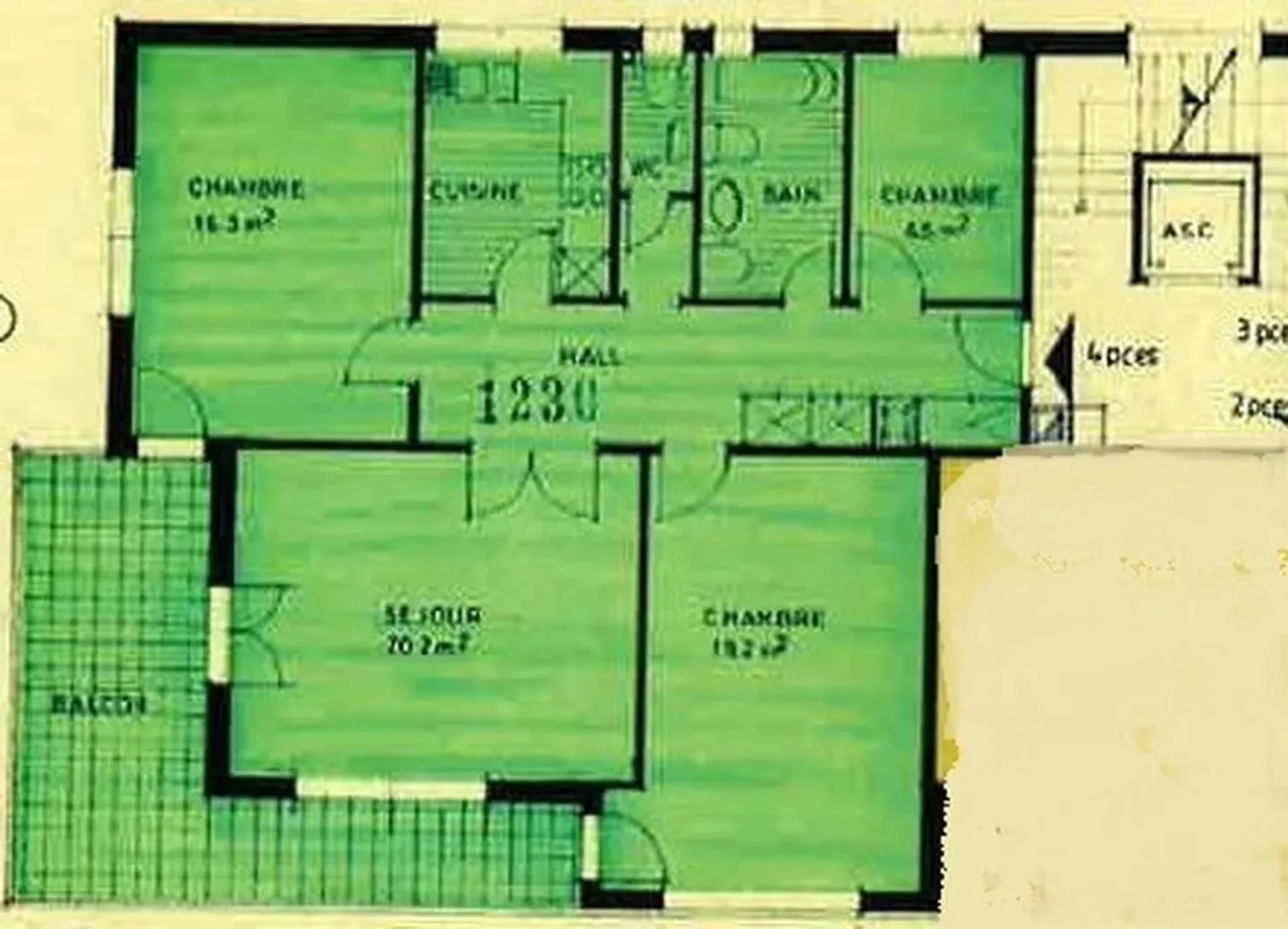 Charmantes Apartment mit Balkon - Foto 9 von 9