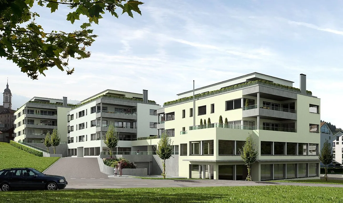 Bellissimo appartamento di 3,5 locali con patio a Schindellegi - Foto 1 di 13