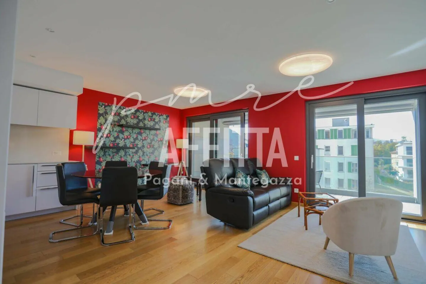 MASSAGNO | VIEW ON THE LAKE | FURNISHED 3.5 ROOMS - Photo 4 of 11
