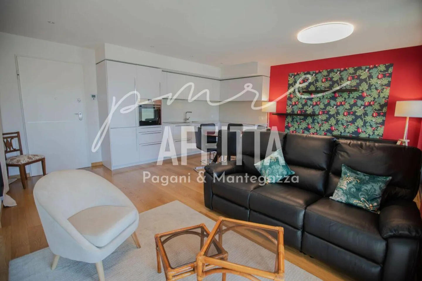 MASSAGNO | VIEW ON THE LAKE | FURNISHED 3.5 ROOMS - Photo 5 of 11