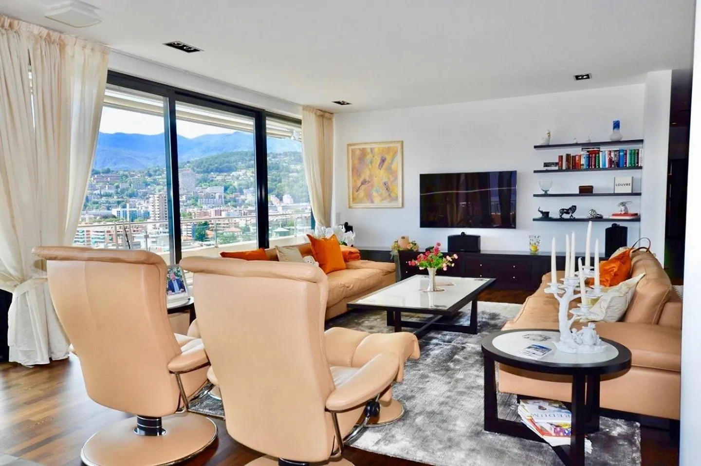Magnificent Luxury Penthouse mit Dachterrasse und Blick auf den Luganersee - Foto 7 von 21
