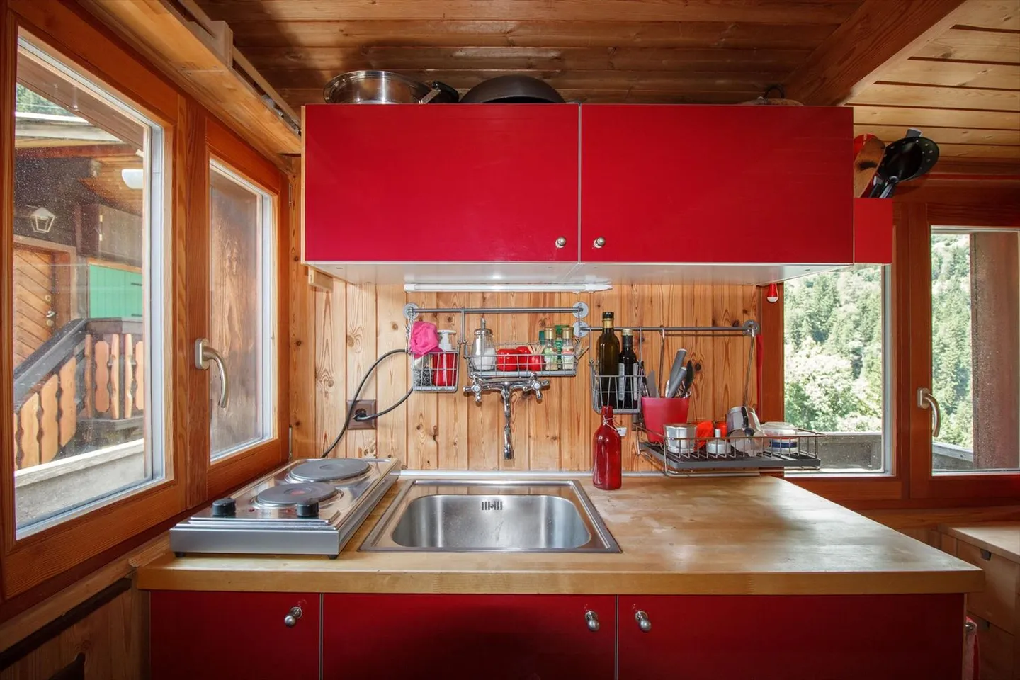 Chalet CH-13, Piccolo Chalet Vallese, Balcone con Vista - Foto 3 di 14