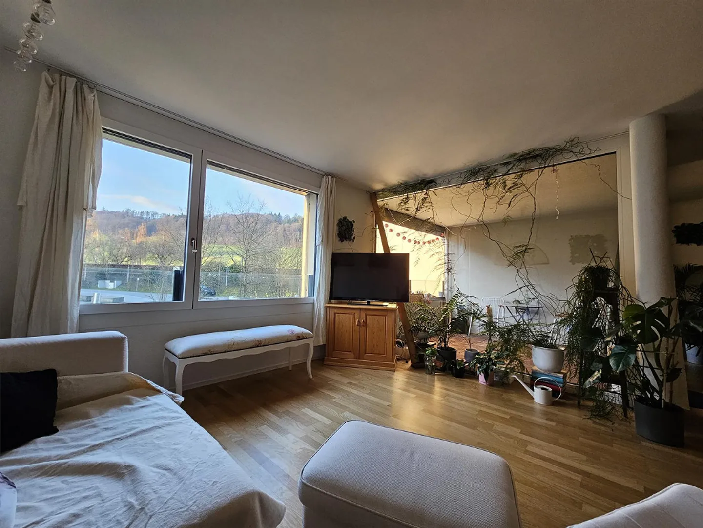 Appartement 3,5 pièces proche de la ville et verdoyant à Kleinwabern - Photo 2 sur 11