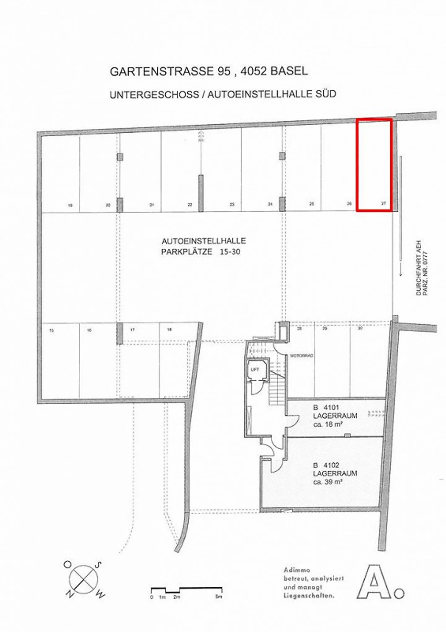 Parking space near SBB train station - Photo 3 of 3