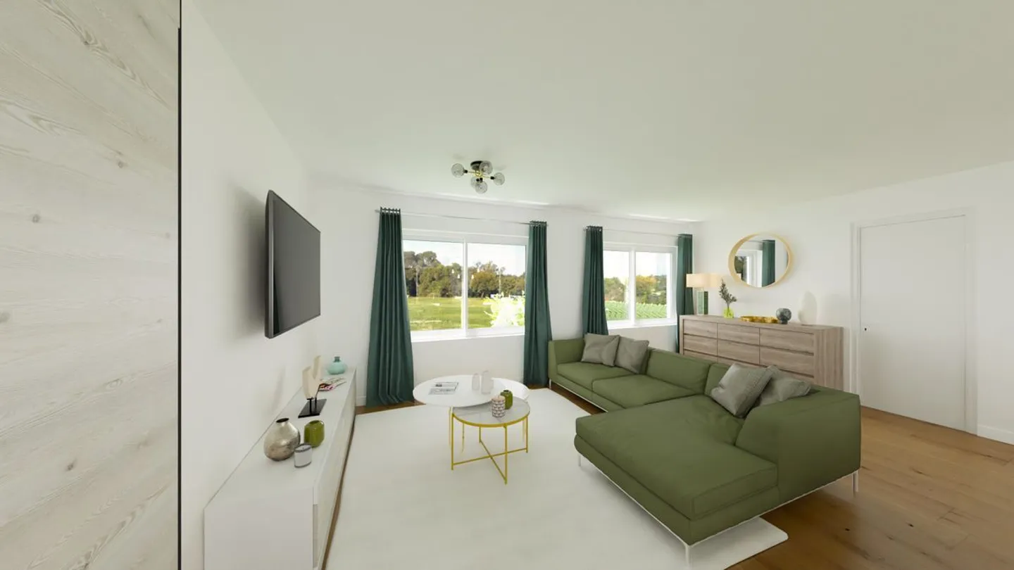 Renovated 4.5-room apartment with large private garden - Photo 1 of 9