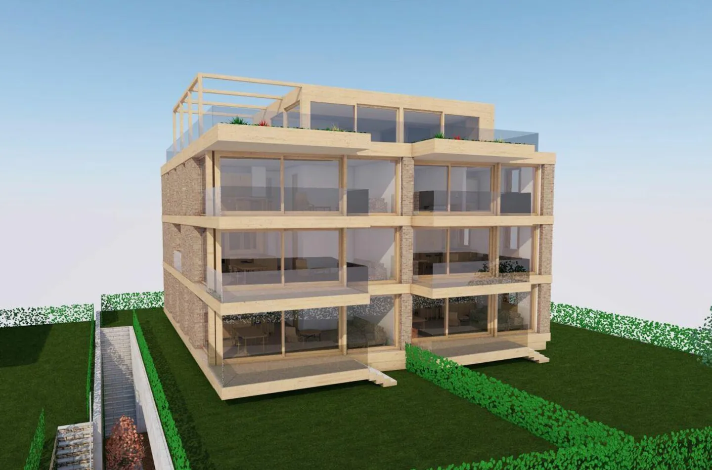 MINUSIO - Nuovo appartamento con vista parziale sul lago - Foto 1 di 3