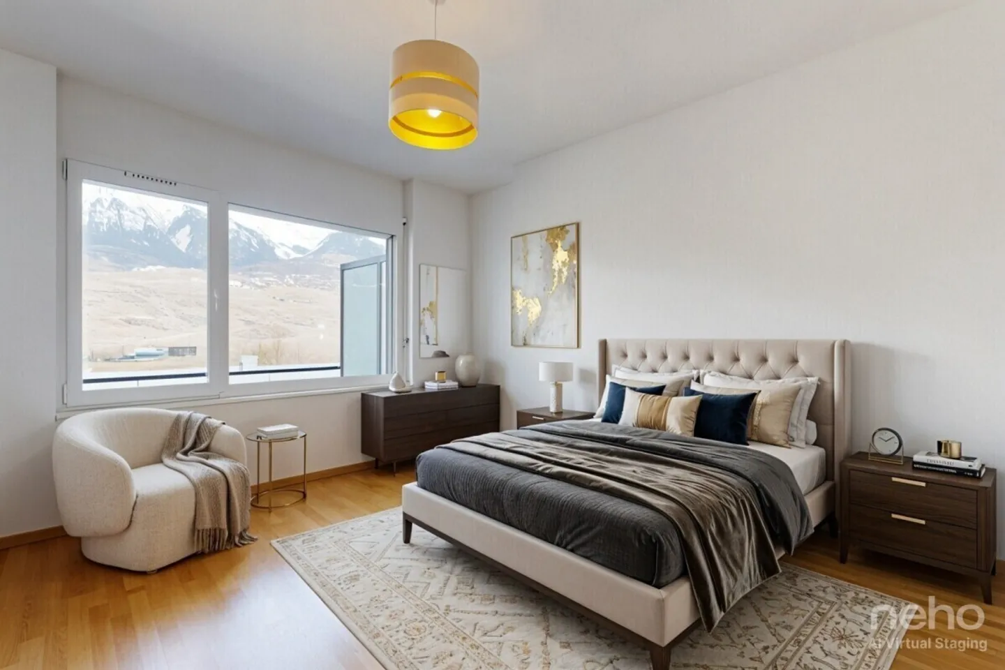 3.5 room apartment with garage box in Bramois - Photo 5 of 12