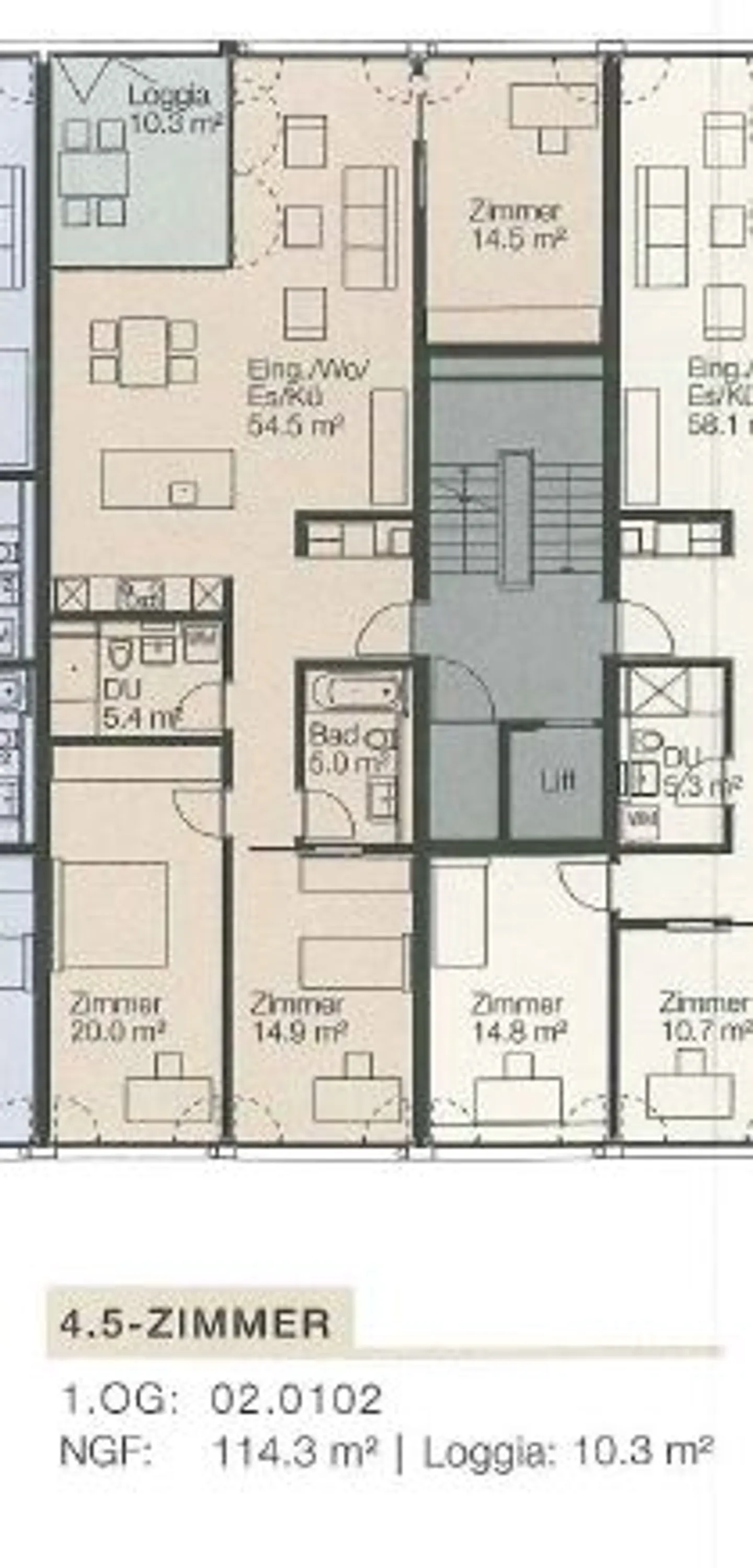 Modernes Apartment Nähe See - Foto 8 von 8