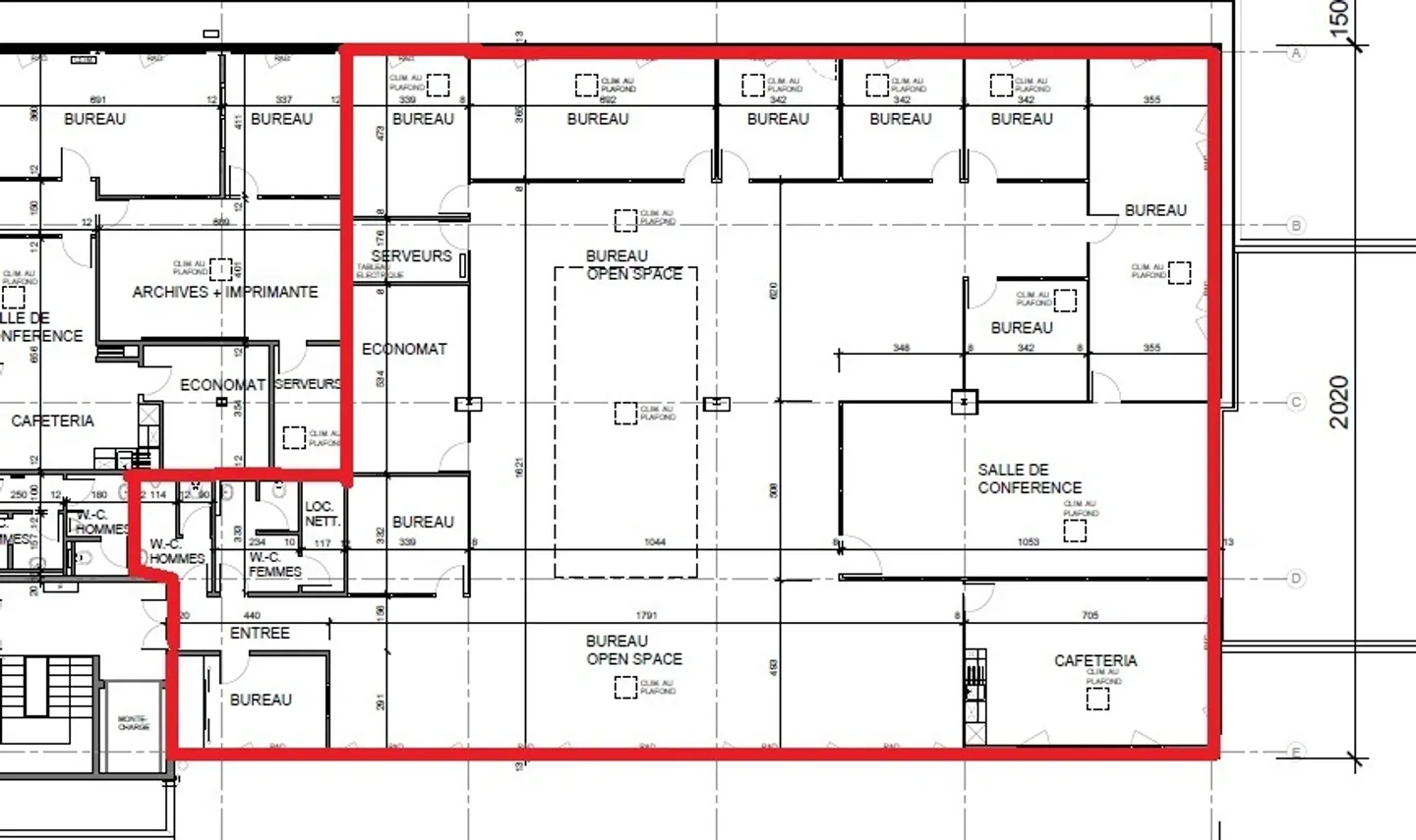 Fläche von 555m2 - Showroom - Büros oder Lokale - Foto 7 von 7