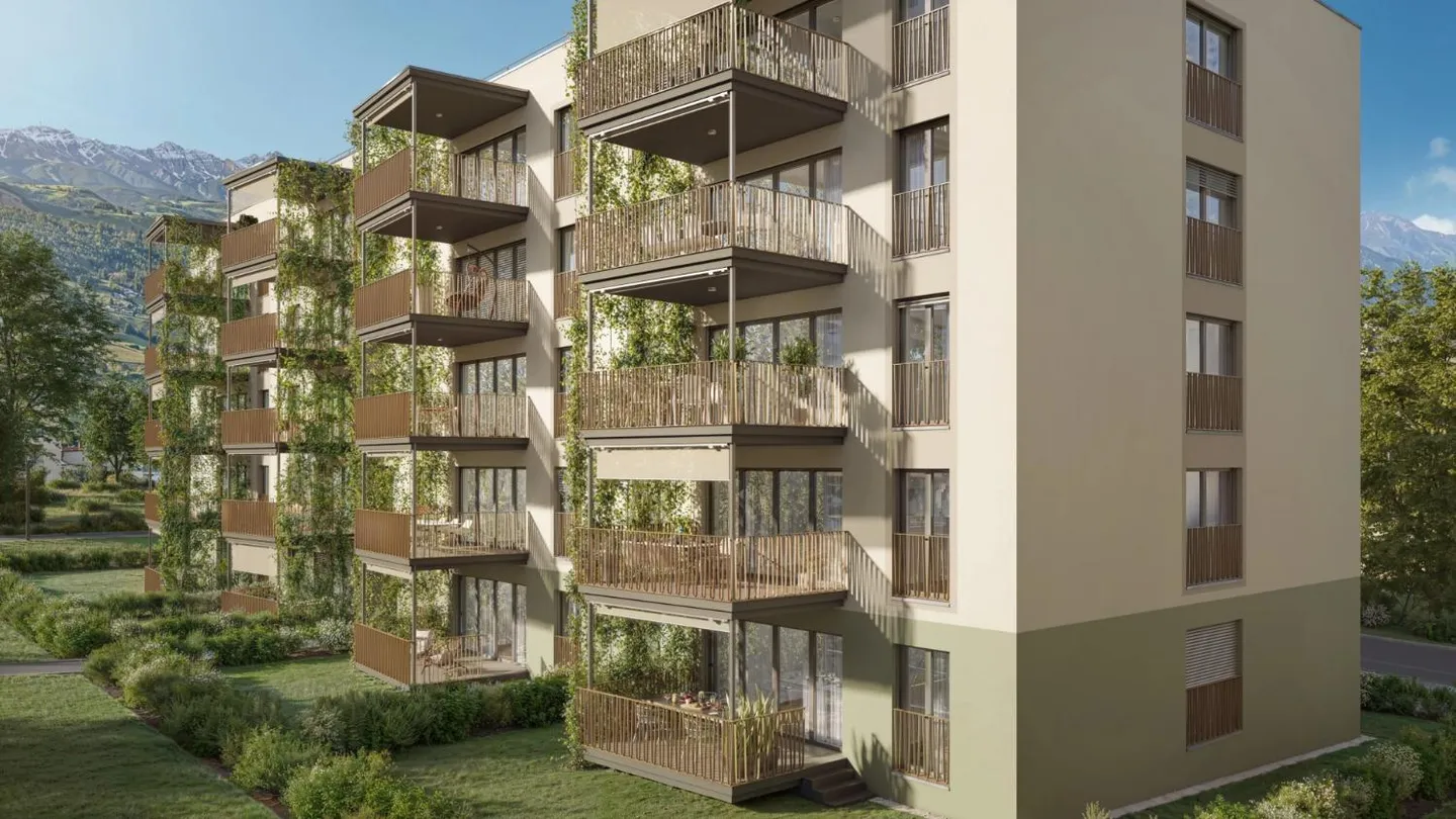 Moderne Öko-Wohnungen in Sierre - Foto 3 von 13
