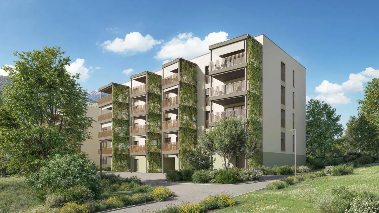 Moderne Öko-Wohnungen in Sierre - Foto 5 von 13