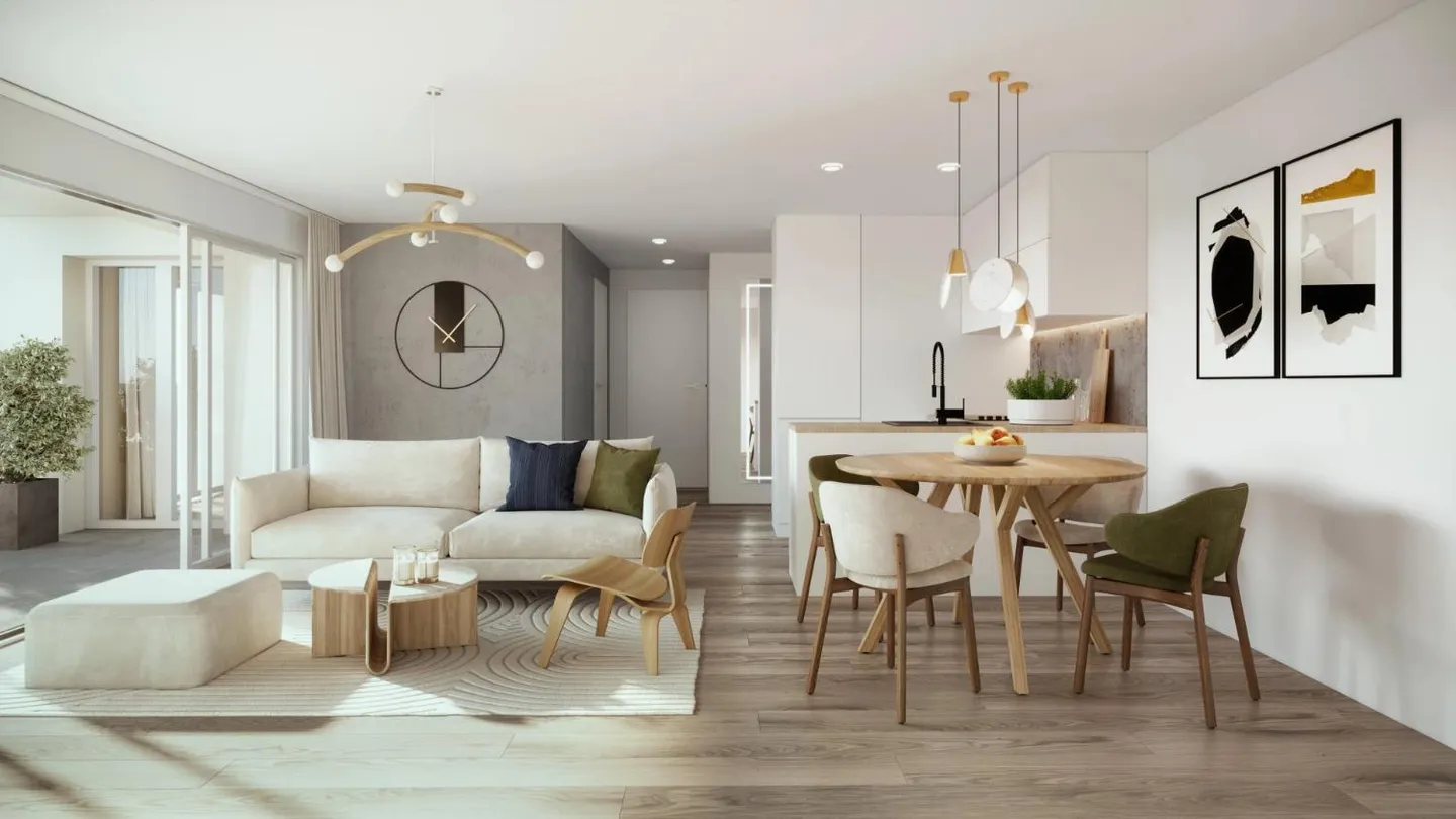 Moderne Öko-Wohnungen in Sierre - Foto 6 von 13