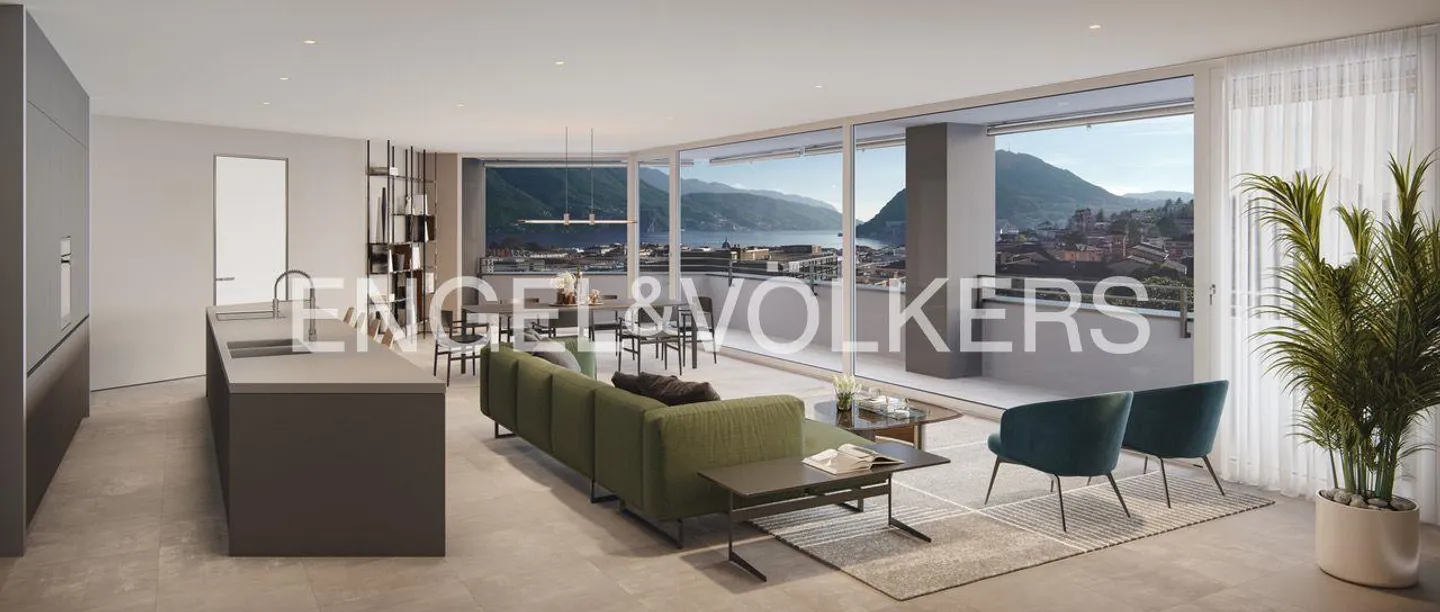 Neue Attique-Wohnungen in Lugano - Foto 4 von 10