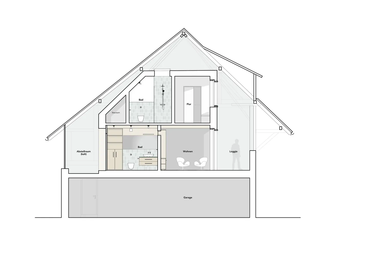 Première occupation appartement en duplex 4.5 pièces - Photo 8 sur 9