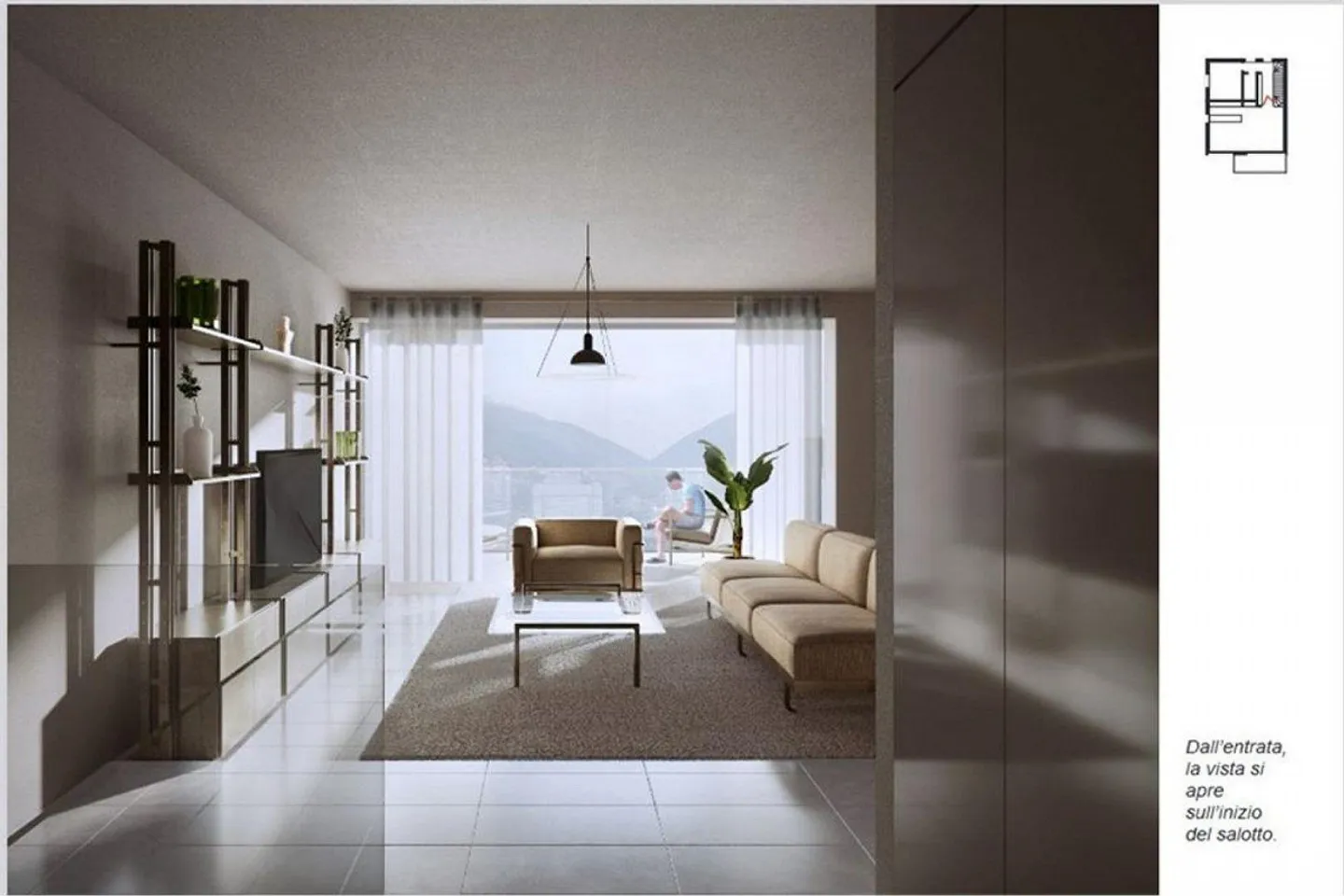 Duplex moderno con ufficio - Foto 3 di 10