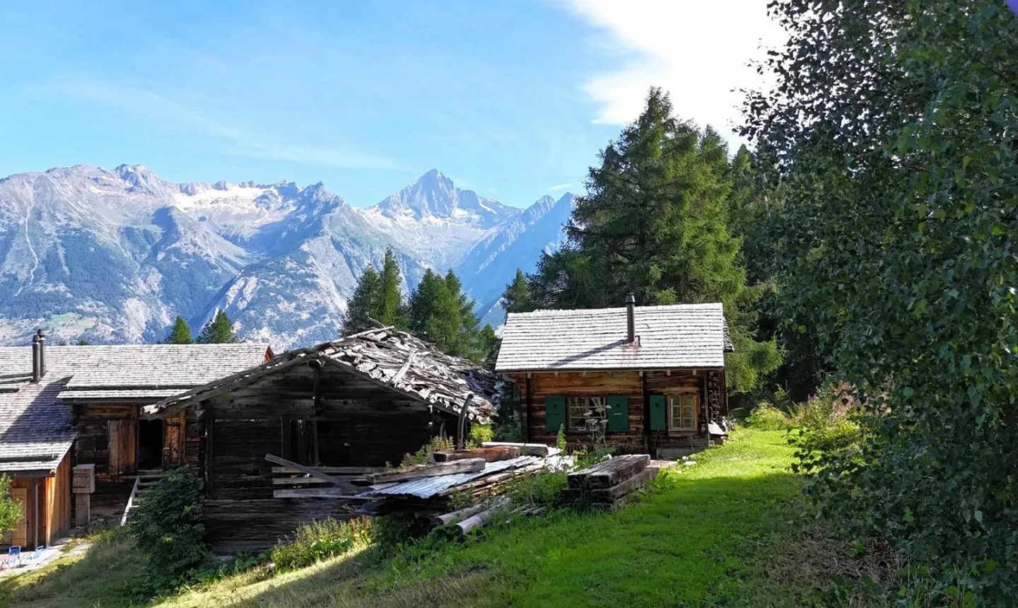 Cozy Mountain Cabin at Brandalp in Unterbäch - Photo 1 of 19