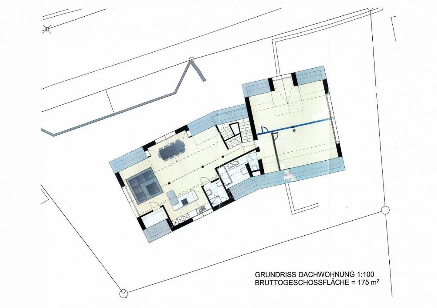 Moderne Dachwohnung mit wunderbarer Seesicht - Foto 6 von 6