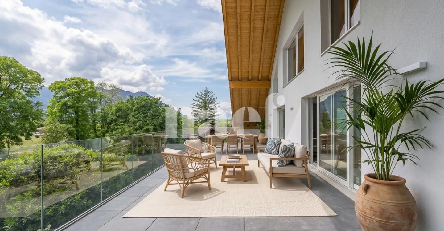 Lot C01 - Neue Penthouse-Wohnung mit 6,5 Zimmern zu verkaufen in Yvorne - Foto 1 von 9